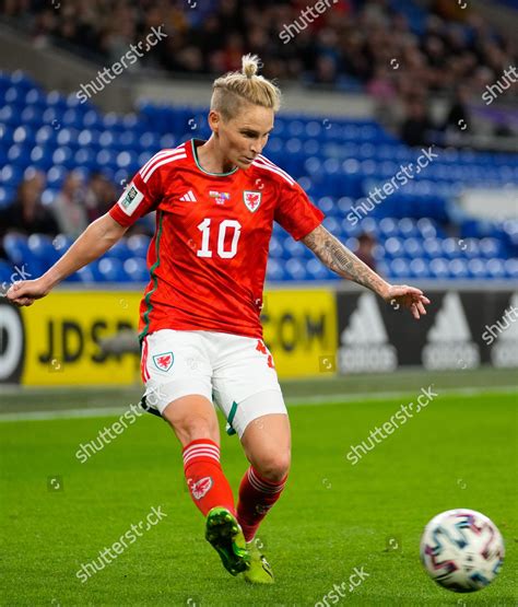 Jess Fishlock 10 Wales Action During Editorial Stock Photo Stock