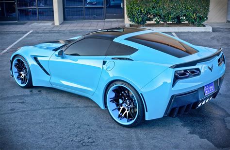 Corvette Stingray 2014 Light Blue Seven Cars Coches Deportivos De