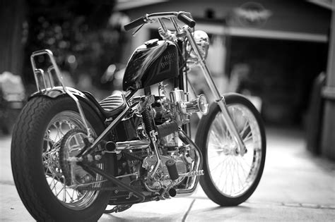 Chopper Motorbike Custom Bike Motorcycle Hot Rod Rods Poster