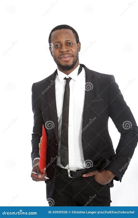 Successful Confident African Businessman Stock Photo Image Of Boss