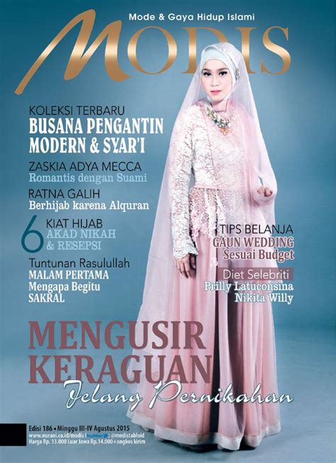 Contoh Cover Majalah Hijab Amat