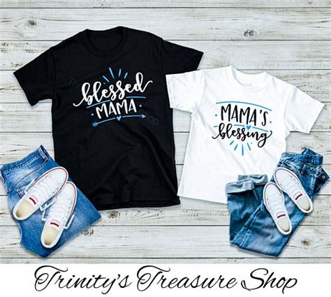 Mommy And Son Shirts Mommy And Me Outfits Matching Mom And Etsy In 2020 Matching Mom Son