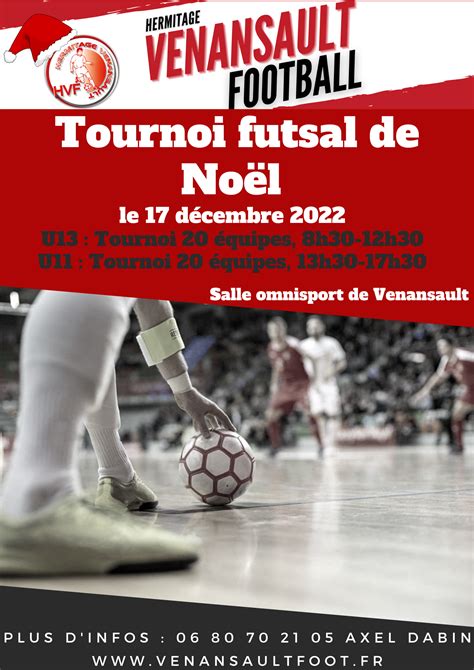 Tournoi Jeunes Futsal U11 U13 Hermitage Venansault Football