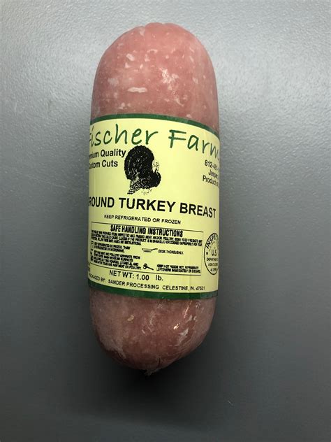 Ground Turkey White Meat Fischer Farms