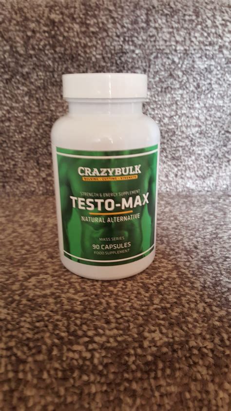 Testo Max By Crazy Bulk Anabolic Steroid Natural Alternative Anabolic