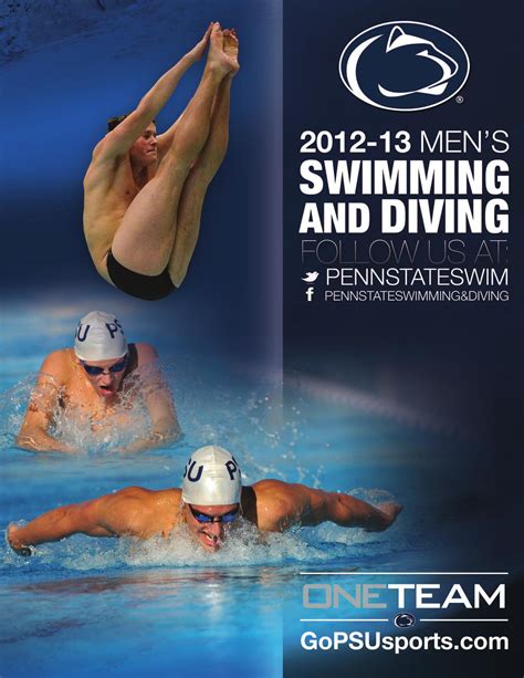 2012 13 Penn State Mens Swimming And Diving Yearbook By Penn State