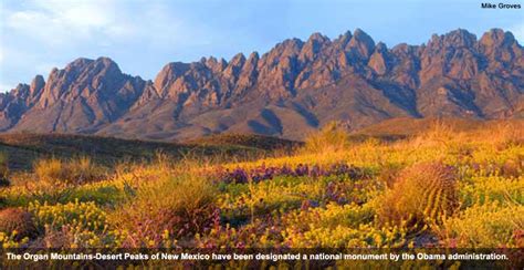 Organ Mountains Desert Peaks In New Mexico Designated A