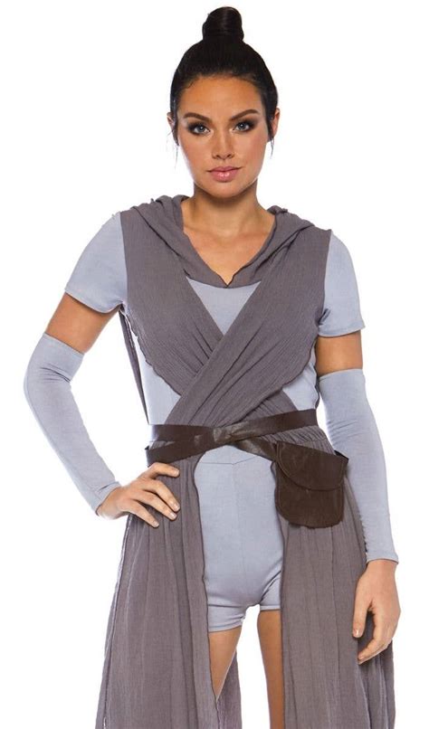 Rey Galaxy Wars Women S Grey Costume Womens Star Wars Costume
