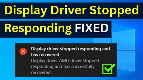 How To Fix Display Driver Stopped Responding And Has Recovered Easily