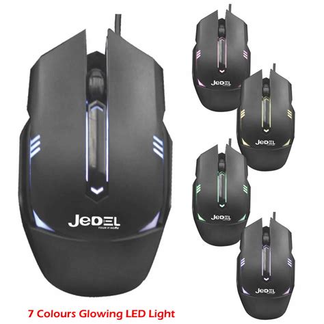 Jedel Jedel Usb Wired Pro Game Mouse Optical Scroll Gaming Mouse