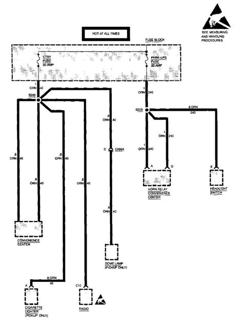 Chevrolet chevy ii nova electrical wiring diagram 254 kb. What runs off the ctsy fuse on a 94 k3500