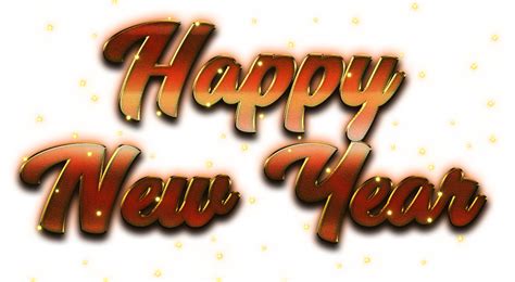 Happy New Year Word Art Png Photo Png Arts