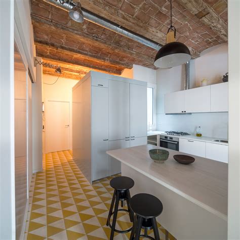 Nook Architects Adds New Openings To Barcelona Apartment Mini Loft