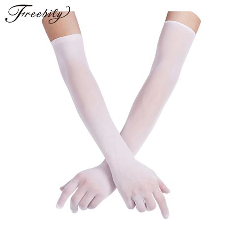 Buy Sexy Women Smooth Pantyhose Tights Stockings Sheer Seamles Long Gloves