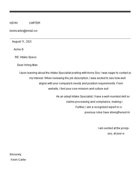 700 Cover Letter Examples For Any Job In 2023