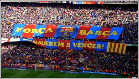 Forca Barca Camp Nou Barcelona Barcelona Vallaloid Flickr