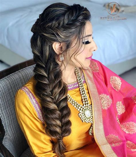Side Plait Hairstyles Indian Hairstyle Catalog Hot Sex Picture