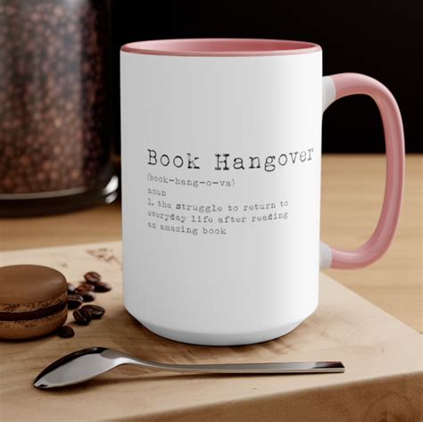 book hangover color coffee mug book lover mug reading mug etsy book hangover book lovers mugs