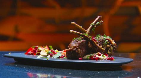 You know youre right, gordon ramsey, talks about making his dishes quite sensual. Dukkah Lamb Cutlets with Eggplant Dip and Salad | Recipe ...