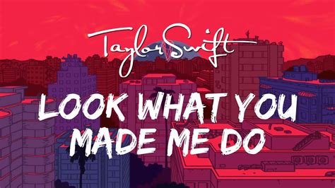 Taylor Swift Look What You Made Me Do Revelries Deep House Remix Lyric Video Youtube