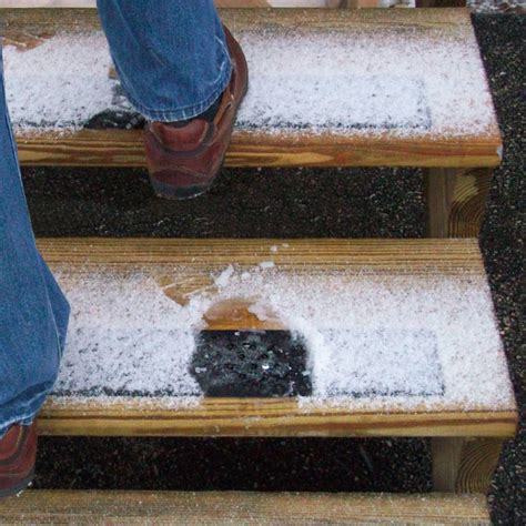 Outdoor Deckstair Treads For Ice And Snow Handi Ramp