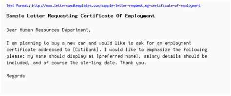 Home » sample letters » employment certificate request letter sample. Request Letter Request For Certificate Of Employment Seven ...