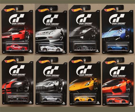 Hot Wheels Gran Turismo Complete Set Of Cars