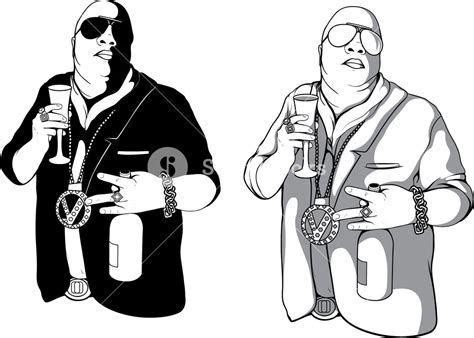Vector Gangster Silhouettes Royalty Free Stock Image Storyblocks