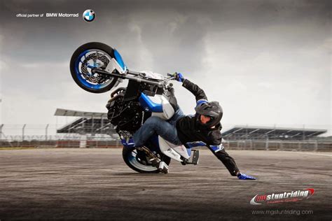 Wheeling Motorcycle Wallpaper Background Motorbike Stock Photo By ©cexm