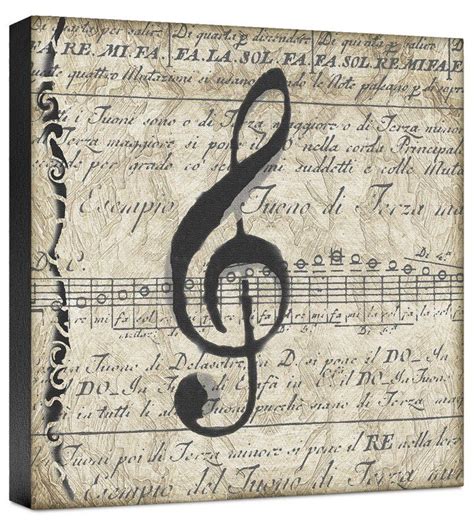 Musical Ii Graphic Art On Wrapped Canvas In 2021 Sheet Music Art