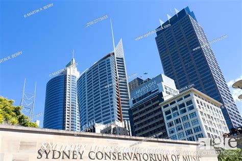 High Rise Office Towers On Macquarie Street In Sydney Central Business