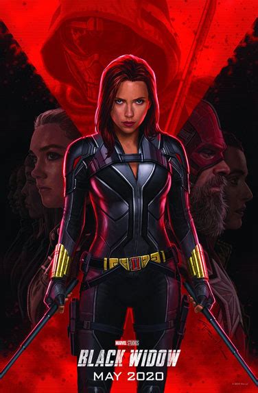 Marvel Première Affiche Pour Black Widow Avec Scarlett Johansson