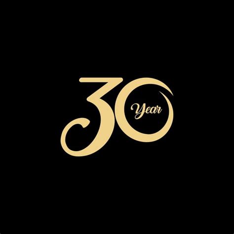 30 Year Anniversary Vector Hd Images 30 Year Anniversary Vector