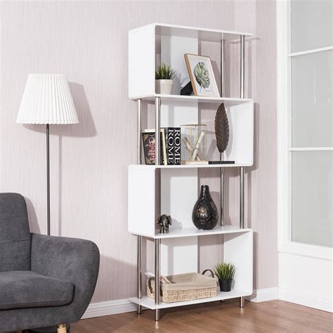 5 trendy modern bookshelves that unleash warmth of wood. living room display shelves