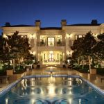 Spectacular Limestone Mansion In Los Angeles CA Homes Of The Rich