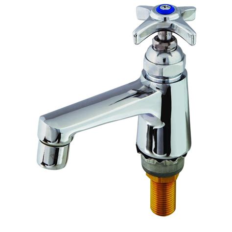 Reliability and service are the heart of t&s brass. Single-Handle Standard Kitchen Faucet in Chrome-B-0710 ...