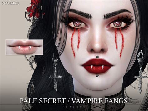 The Sims Resource Vampire Fangs Teeth N01