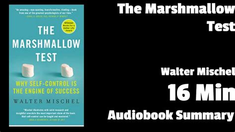 The Marshmallow Test Mastering Self Control Youtube