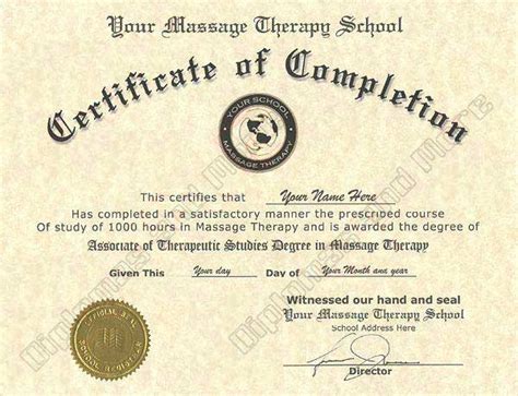 get fake massage therapy certificate online diplomas and more