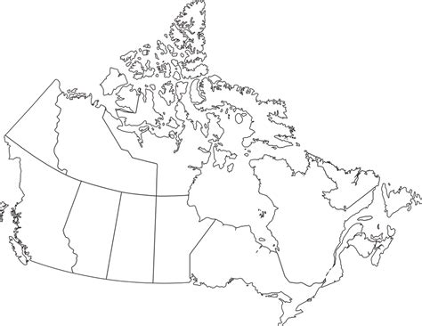 Image Gratuite Sur Pixabay Carte Canada Provinces Carte Canada