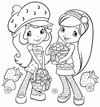 Coloring Lego Friends Pages Strawberry Shortcake Printable