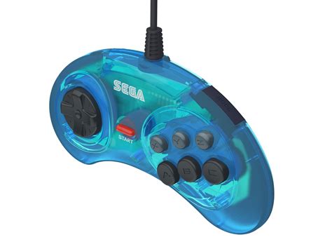 Retro Bit Sega Md Mini 6 B Usb Blue Cdon
