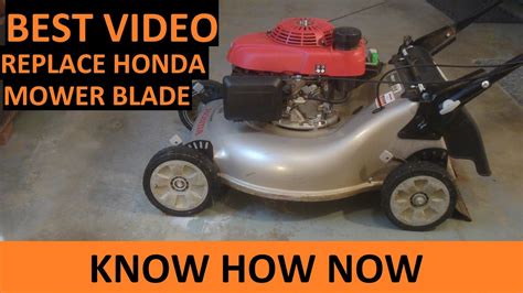 Honda Lawn Mower Blade Replacement Hrr And Hrx Series Youtube