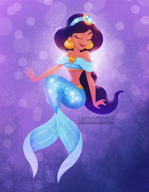 Mermaid Princess Jasmine By Courtneymermaid On Deviantart Princess Jasmine Princess Jasmine