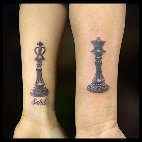 Matching Chess Piece Tattoos Stepvansforsalebyowner