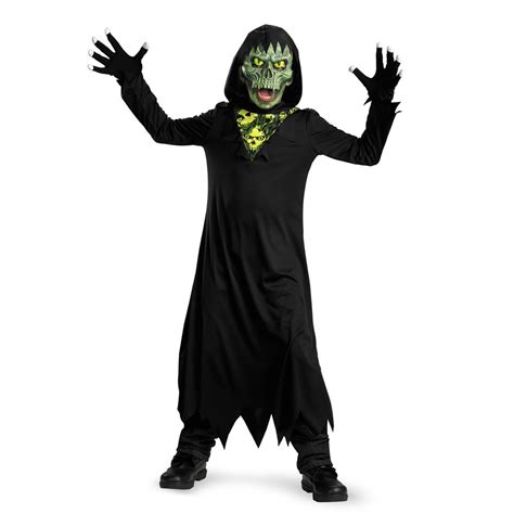 Kids Boys Grim Reaper Glow In The Dark Costume 2699 The Costume Land