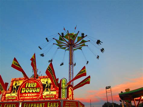 North Carolina State Fair At Sunset R Pics