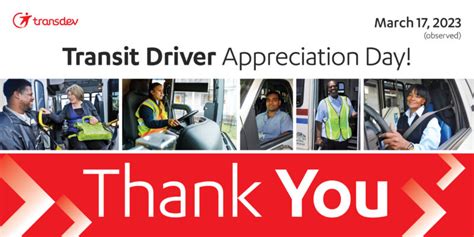Happy Transit Driver Appreciation Day Transdev Employee Hub