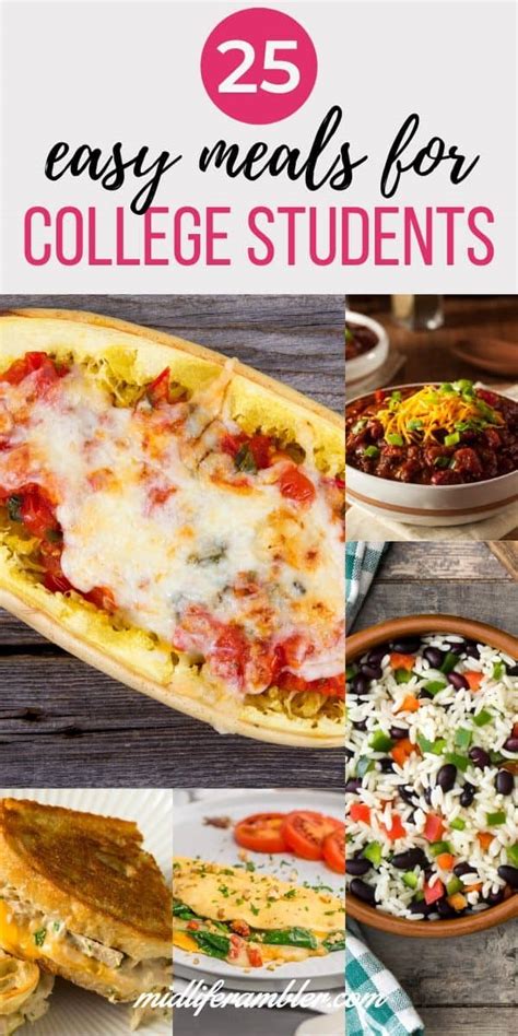 35 Seriously Easy Meals For College Students Midlife Rambler 2022