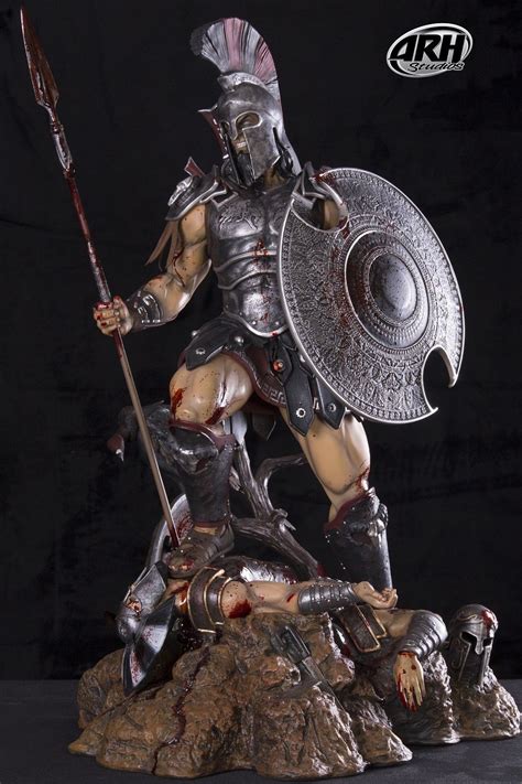ARES Silver Version ARH STUDIOS Spartan Warrior Greek Warrior Roman